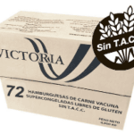 60 Hamb. Victoria 100% Carne x69Grs + Pan Fargo +  Aderezo Natura