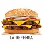 40 Medallones de Carne Gigantes LA DEFENSA x110Grs + Pan de Viena + Aderezo Natura
