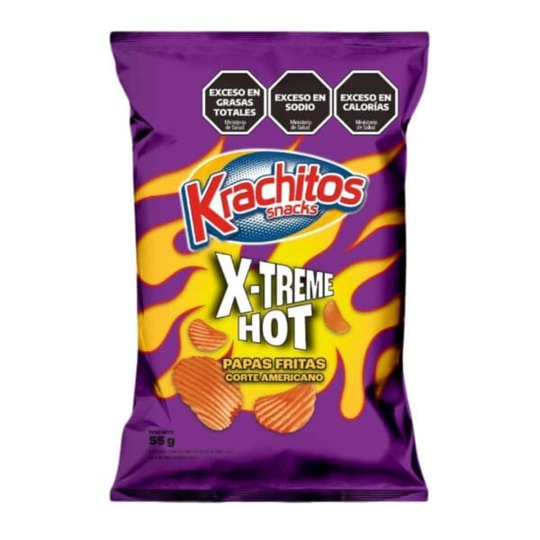 Nuevo! Papas Americanas X-treme Hot Krachitos x55Grs.