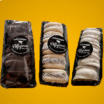 Alfajores Mimago x5uni. Choc/Blanco/Maizena