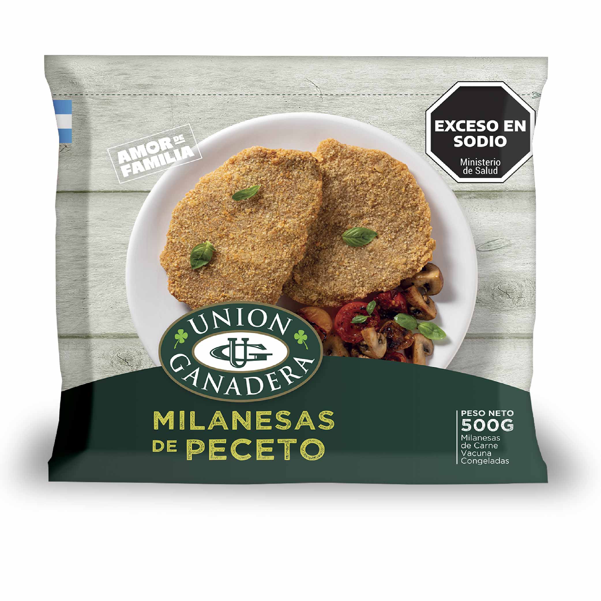 Milanesas de Peceto Union Ganadera x500Grs