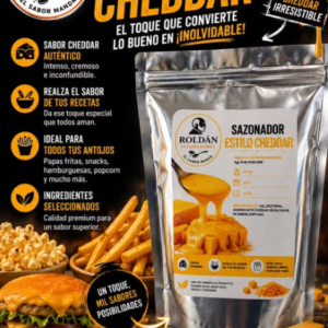Sazonador "Roldan" x1Kg Sabor Cheddar en EFECTIVO!