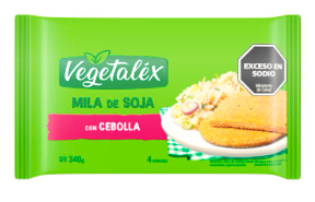 Milanesas de Soja Vegetalex Cebolla x4Uni
