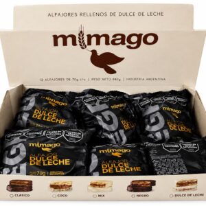 Caja de Alfajores de Chocolate Mimago x12uni.