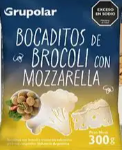 Bocaditos de Brocoli & Muzza 300Grs GRUPOLAR