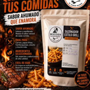 Sazonador "Roldan" x1Kg Sabor Grill (Ahumado)