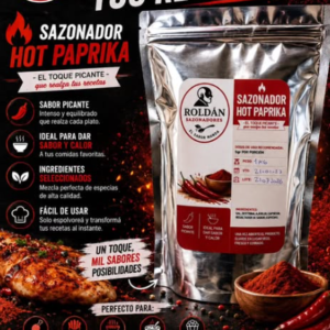 Sazonador "Roldan" x1Kg Sabor Hot Paprika